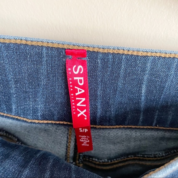 Spanx Distressed High Rise Skinny Jeans - Picture 12 of 16